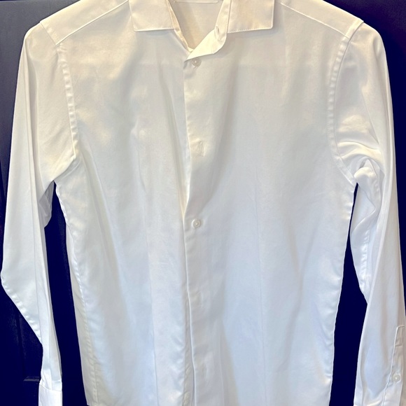 Kids Calvin Klein white long sleeve dress shirt. Size 12. Excellent condition - Picture 3 of 10